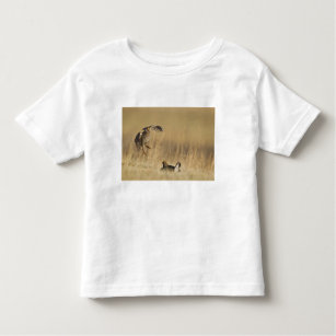 Male prairie chickens at lek in Loup County Toddler T-Shirt