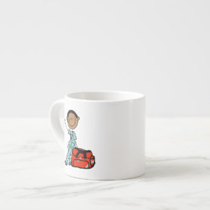 Male Respiratory Therapist or EMT Espresso Cup