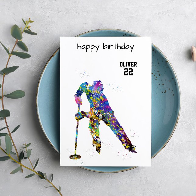Male Ringette Player  Card (Creator Uploaded)