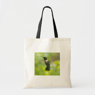 Male Ruby Throat Hummingbird Tote Bag