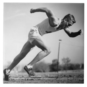 Male Runner Ceramic Tile