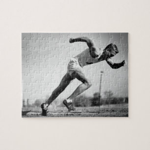 Male Runner Jigsaw Puzzle
