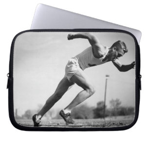 Male Runner Laptop Sleeve