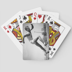 Male Runner Playing Cards