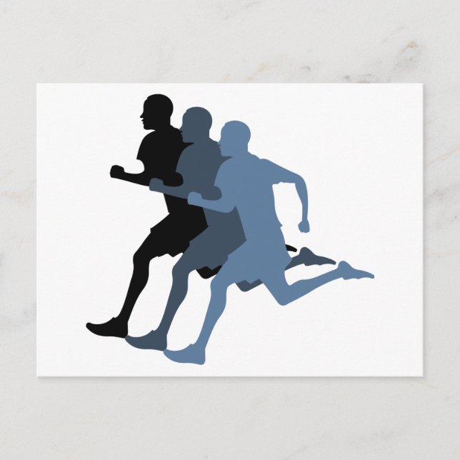 Male Runner Postcard (Front)