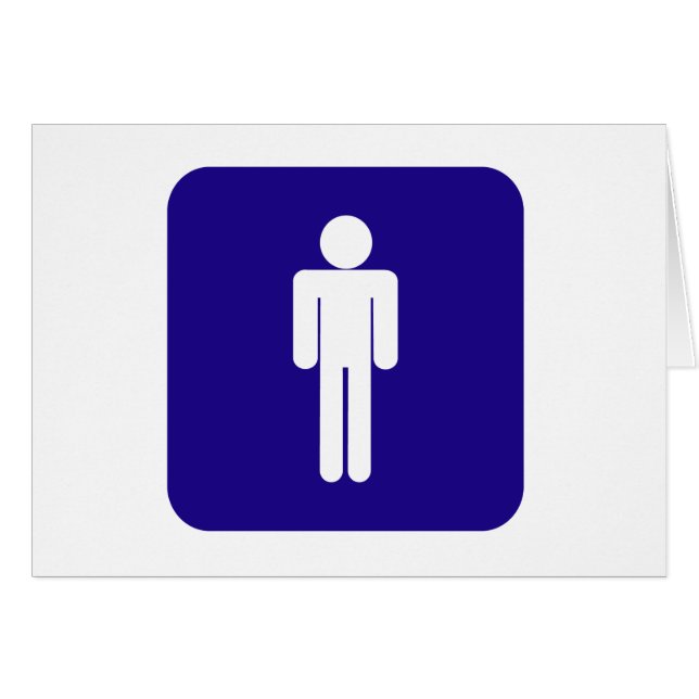 Male Sign (Front Horizontal)