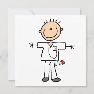 Male Stick Figure Nurse T-shirts and Gifts