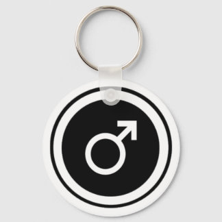Male Symbol Key Ring