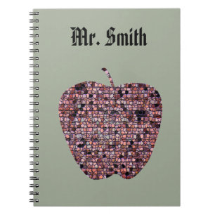 Male Teacher Appreciation End of Year Thank You Notebook