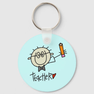 Male Teacher Keychain