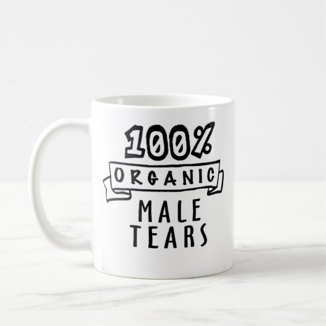 MALE TEARS COFFEE MUG (Left)