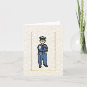 Male U.S. Border Patrol Agent Greeting Card