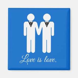 MALE WEDDING LOVE -.png Magnet