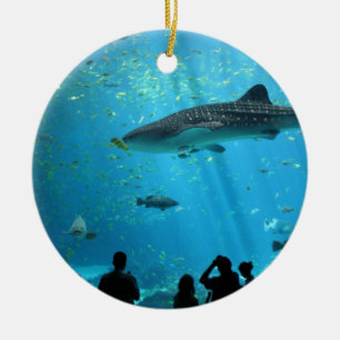 Male Whale Shark Ceramic Ornament