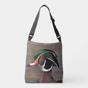Male Wood Duck Close up Tote Bag