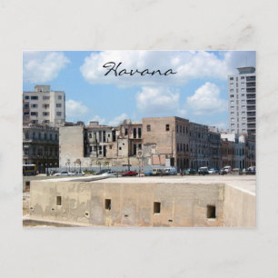 malecon habana view postcard