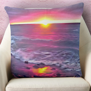 Malecon Sunset 0911 Cushion