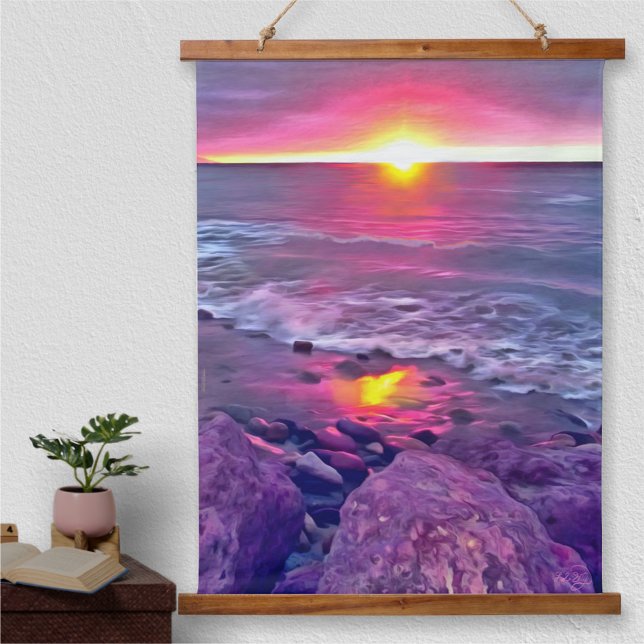 Malecon Sunset 0911 Hanging Tapestry (Creator Uploaded)