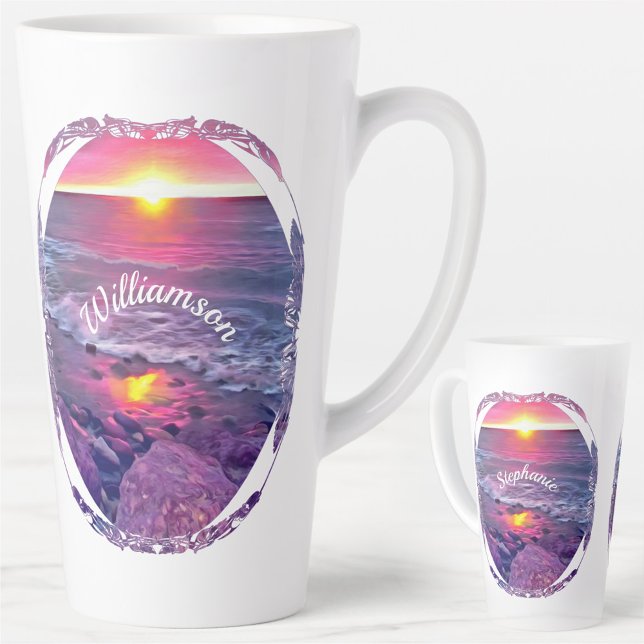 Malecon Sunset 0911 Latte Mug (Creator Uploaded)
