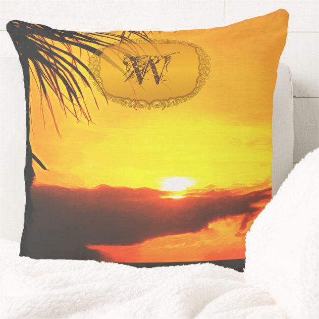 Malecon Sunset 2441 Cushion (Creator Uploaded)