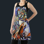Malevich Kazimir The Knifegrinder Apron<br><div class="desc">The Knifegrinder or Principle of Glittering cubo-futurist painting by the artist Kazimir Malevich</div>