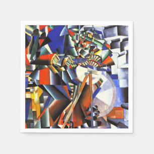 Malevich Kazimir The Knifegrinder Napkin