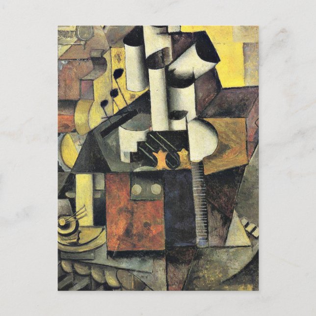 Malevich - Musical Instrument Postcard (Front)