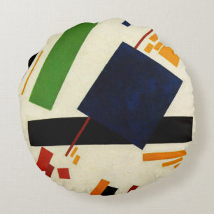 Malevich - Suprematic Painting Round Cushion