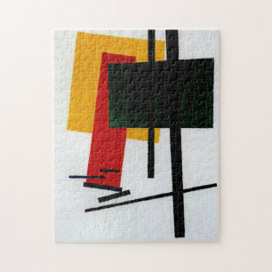 Malevich - Suprematism 1915, famous abstract art Jigsaw Puzzle