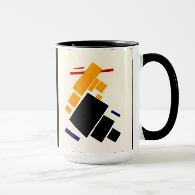 Malevich - Suprematism Composition, Aeroplane Mug (Right)