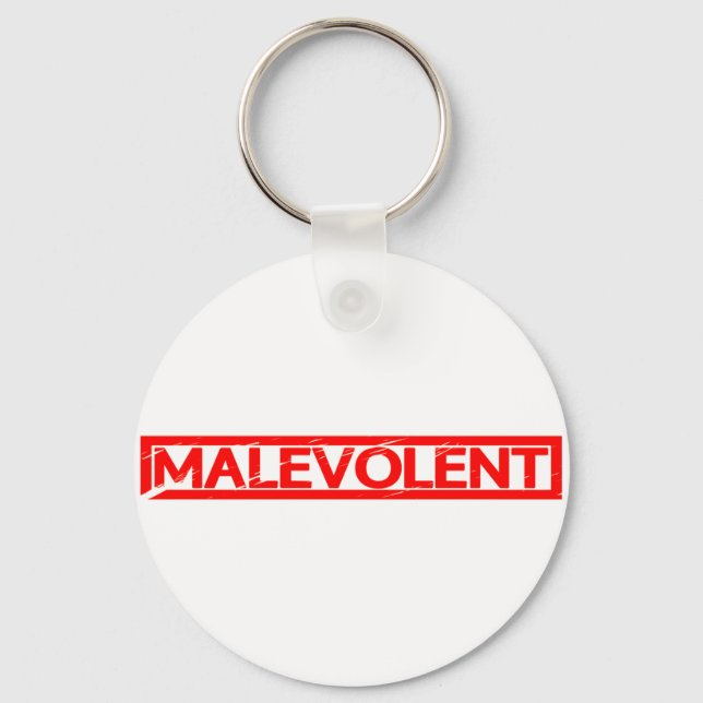 Malevolent Stamp Key Ring (Front)