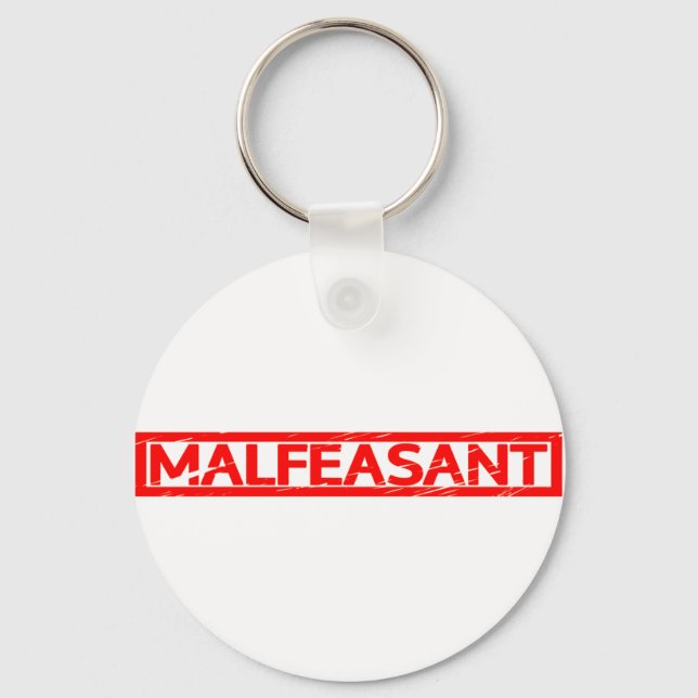 Malfeasant Stamp Key Ring (Front)