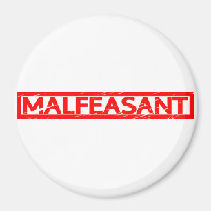 Malfeasant Stamp Magnet