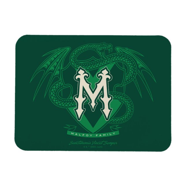 Malfoy Family Crest Graphic Magnet (Horizontal)