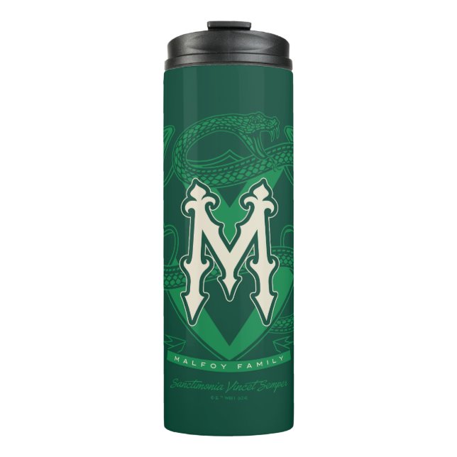 Malfoy Family Crest Graphic Thermal Tumbler (Front)