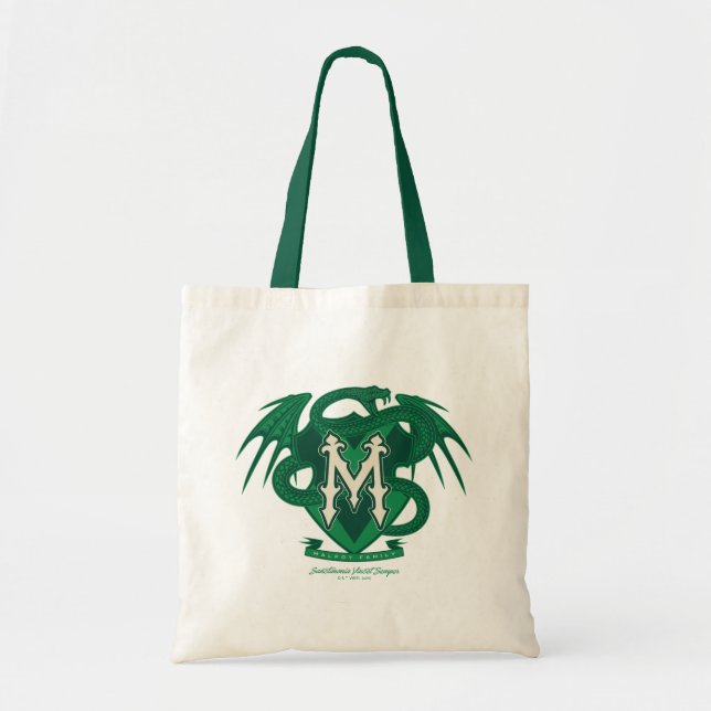 Malfoy Family Crest Graphic Tote Bag (Front)