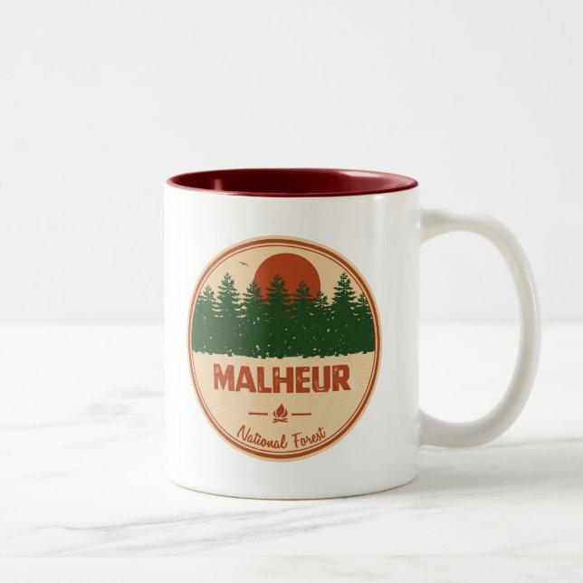 Malheur National Forest Two-Tone Coffee Mug (Right)