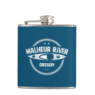 Malheur River Oregon Kayaking Hip Flask
