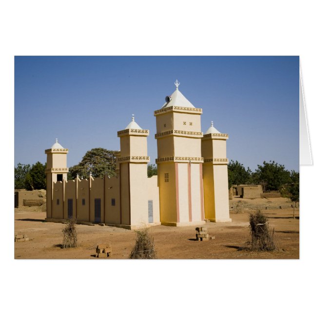 Mali, Bamako. Mosque, Bamako-Djenne Road (Front Horizontal)