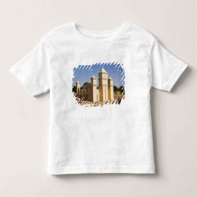 Mali, Bamako. Mosque, Bamako-Djenne Road Toddler T-Shirt (Front)
