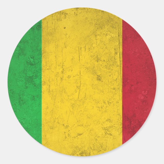 Mali Classic Round Sticker (Front)