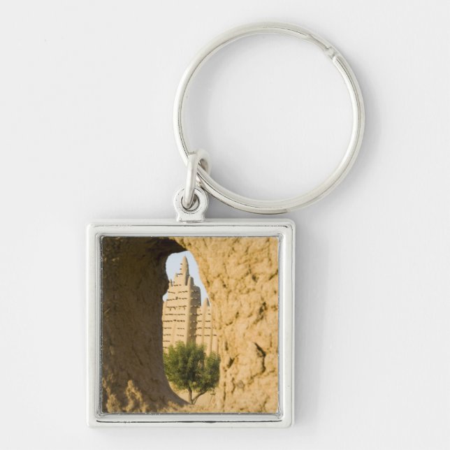 Mali, Djenne. Grand Mosque 2 Key Ring (Front)