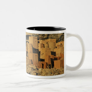 MALI, Dogon Lands. Traditional Tellem malian Two-Tone Coffee Mug