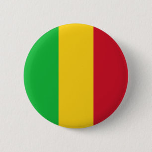 Mali Flag 6 Cm Round Badge