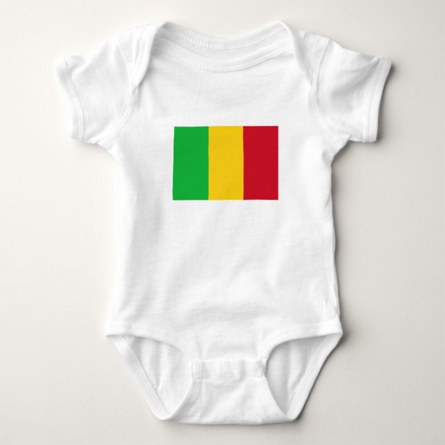 Mali Flag Baby Bodysuit (Front)