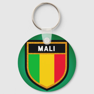Mali Flag Key Ring