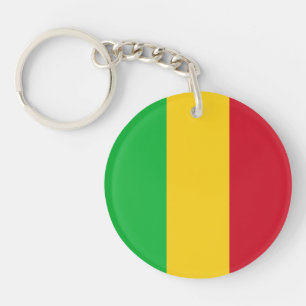Mali Flag Key Ring