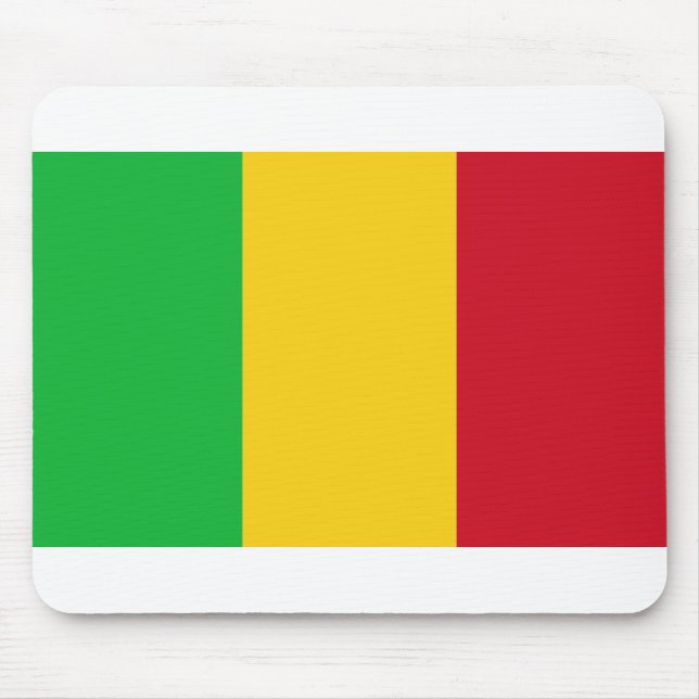 Mali Flag Mouse Pad (Front)