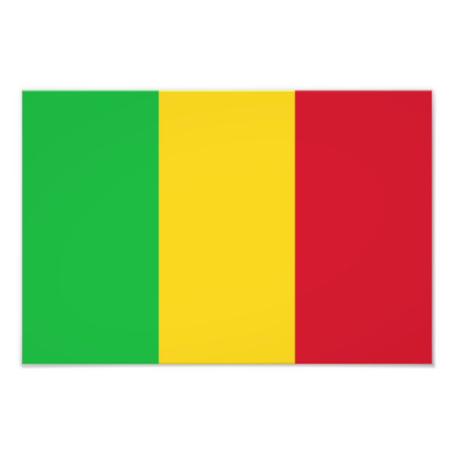 Mali Flag Photo Print (Front)