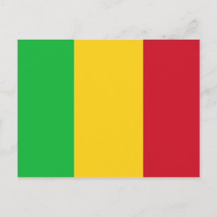 Mali Flag Postcard